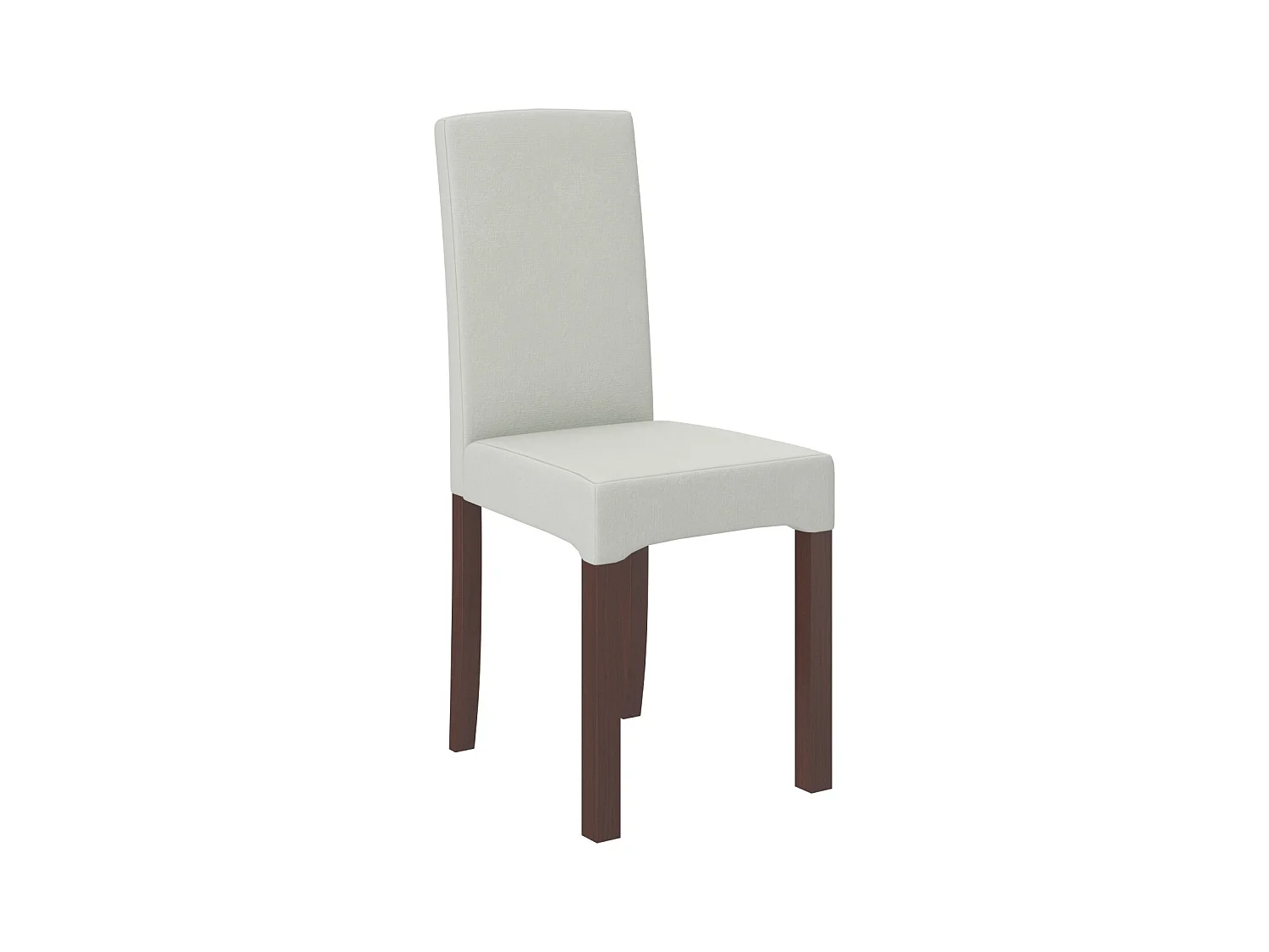 Chaise bois Noyer foncé et tissu au choix Zakria-Tissu 27122