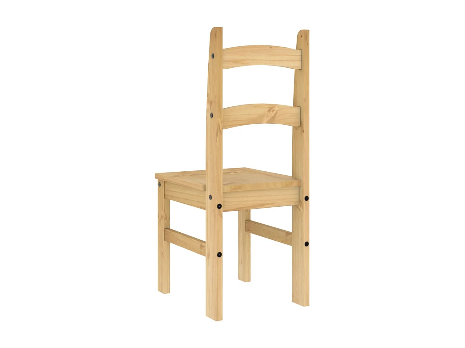 Chaises à manger lot de 2 40x46x99 bois massif de pin