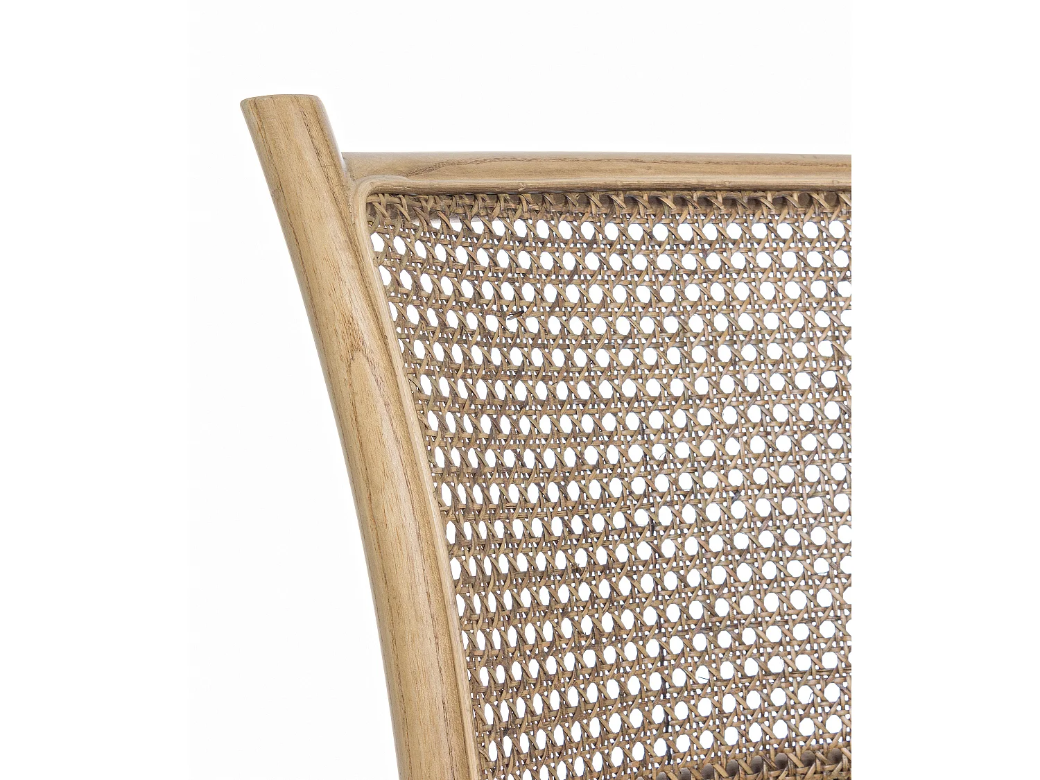 Chaise en bois d'orme naturel Carrel - Lot de 2