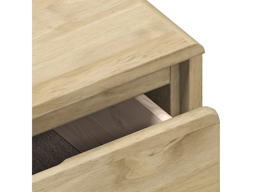 Ladekast SAUDA 111x43x73,5 cm massief grenenhout eikenkleurig