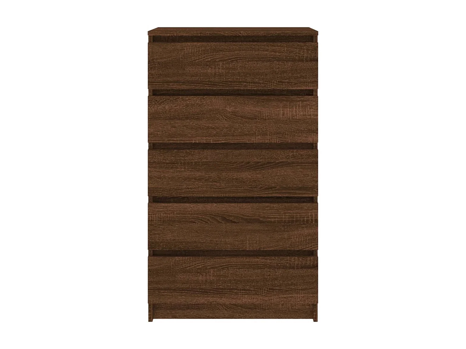 Commode Chêne marron 60x36x103 Bois d'ingénierie