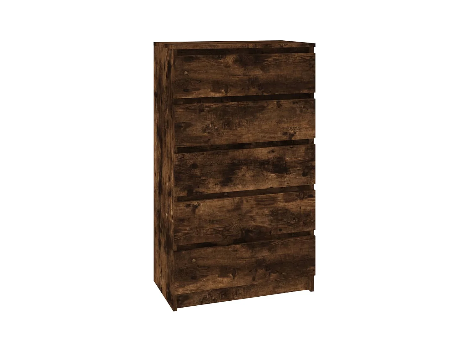 Commode Chêne fumé 60x36x103 Bois d'ingénierie