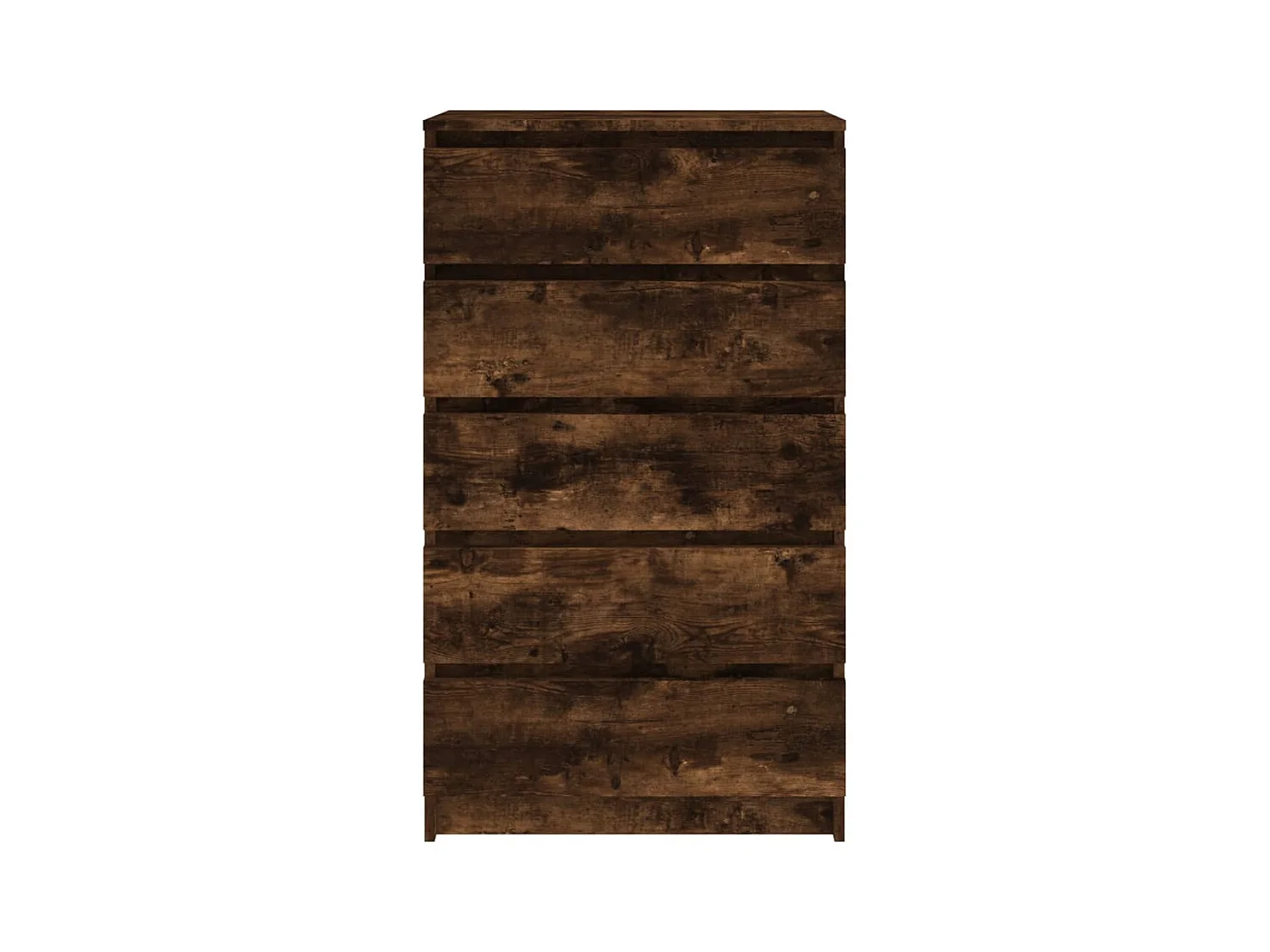 Commode Chêne fumé 60x36x103 Bois d'ingénierie