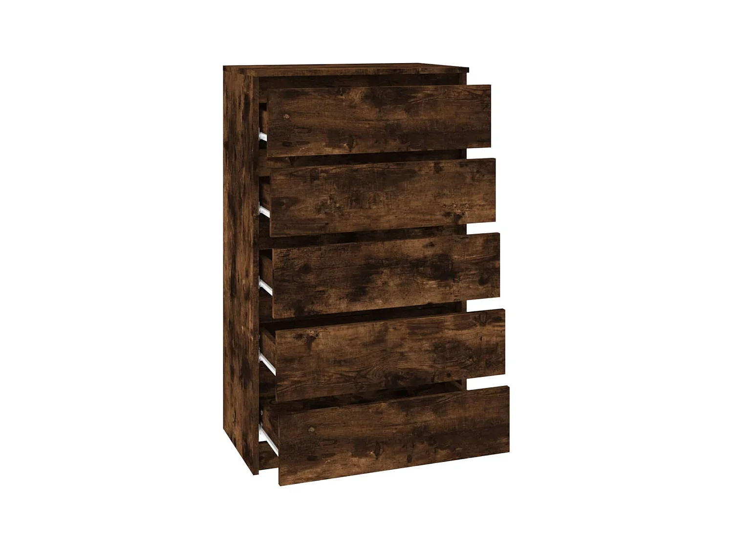 Commode Chêne fumé 60x36x103 Bois d'ingénierie