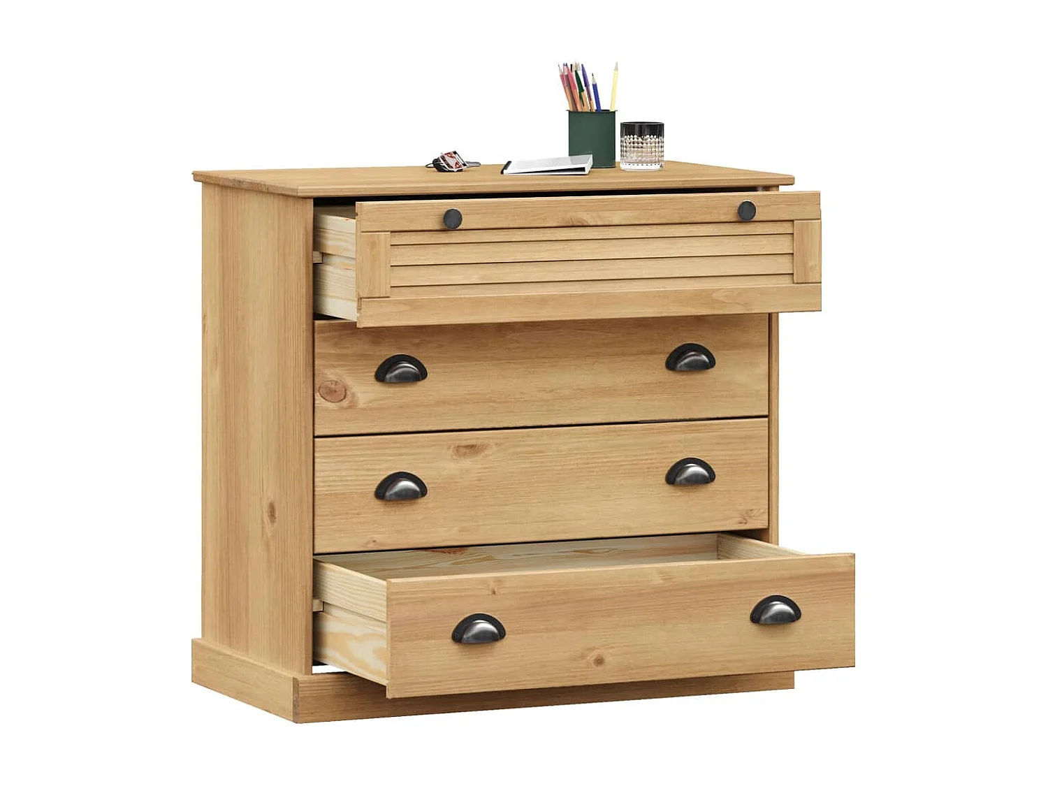 Commode VIGO 80x40x76 bois massif de pin