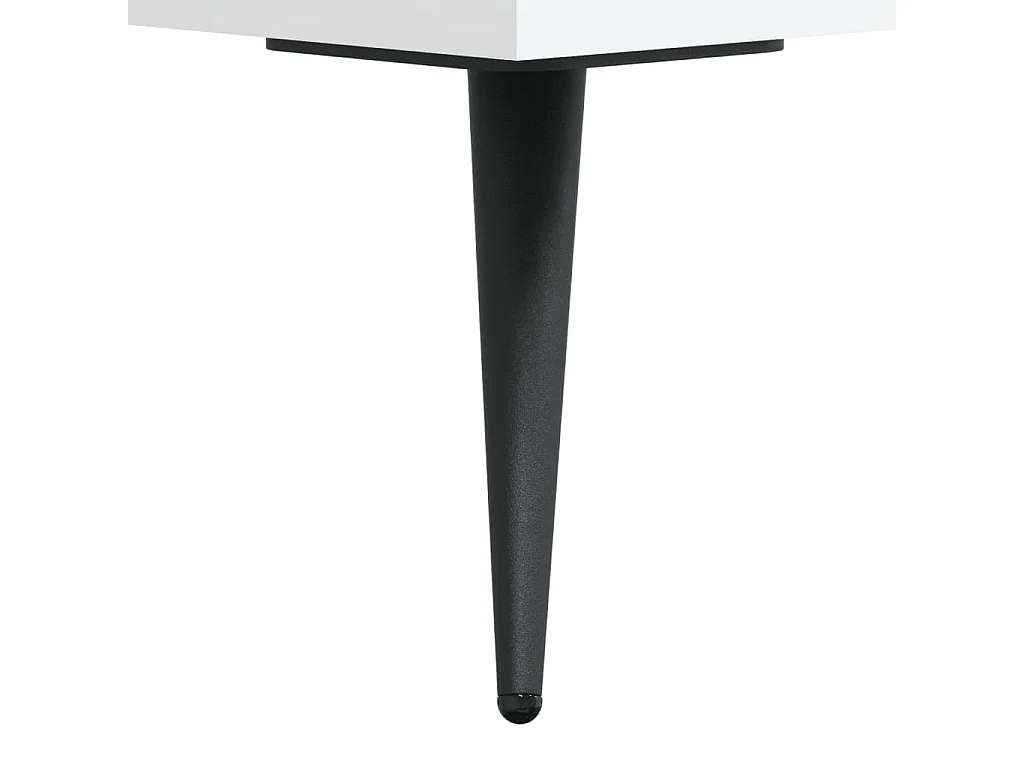 Commode blanc 69,5 x 34x90 bois d'ingénierie