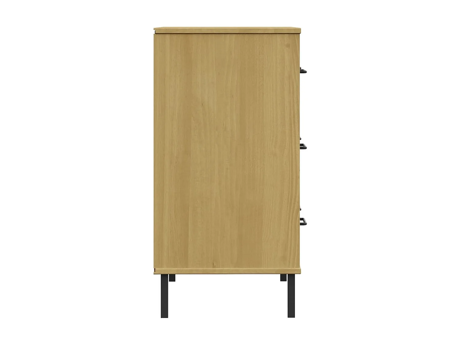 Buffet avec 3 tiroirs Marron 77x40x79,5 Bois massif OSLO