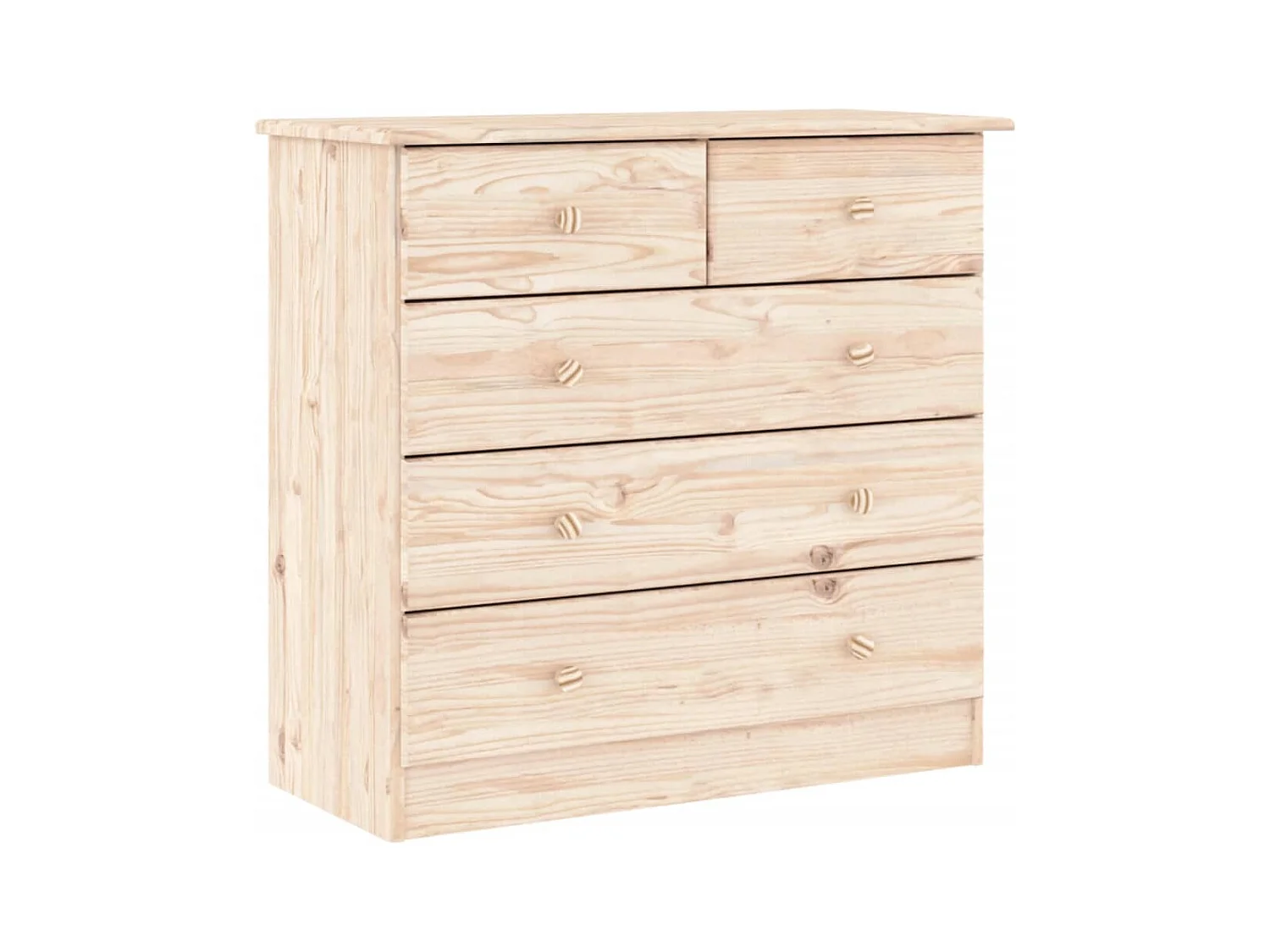 Ladekast ALTA 77x35x73 cm massief grenenhout