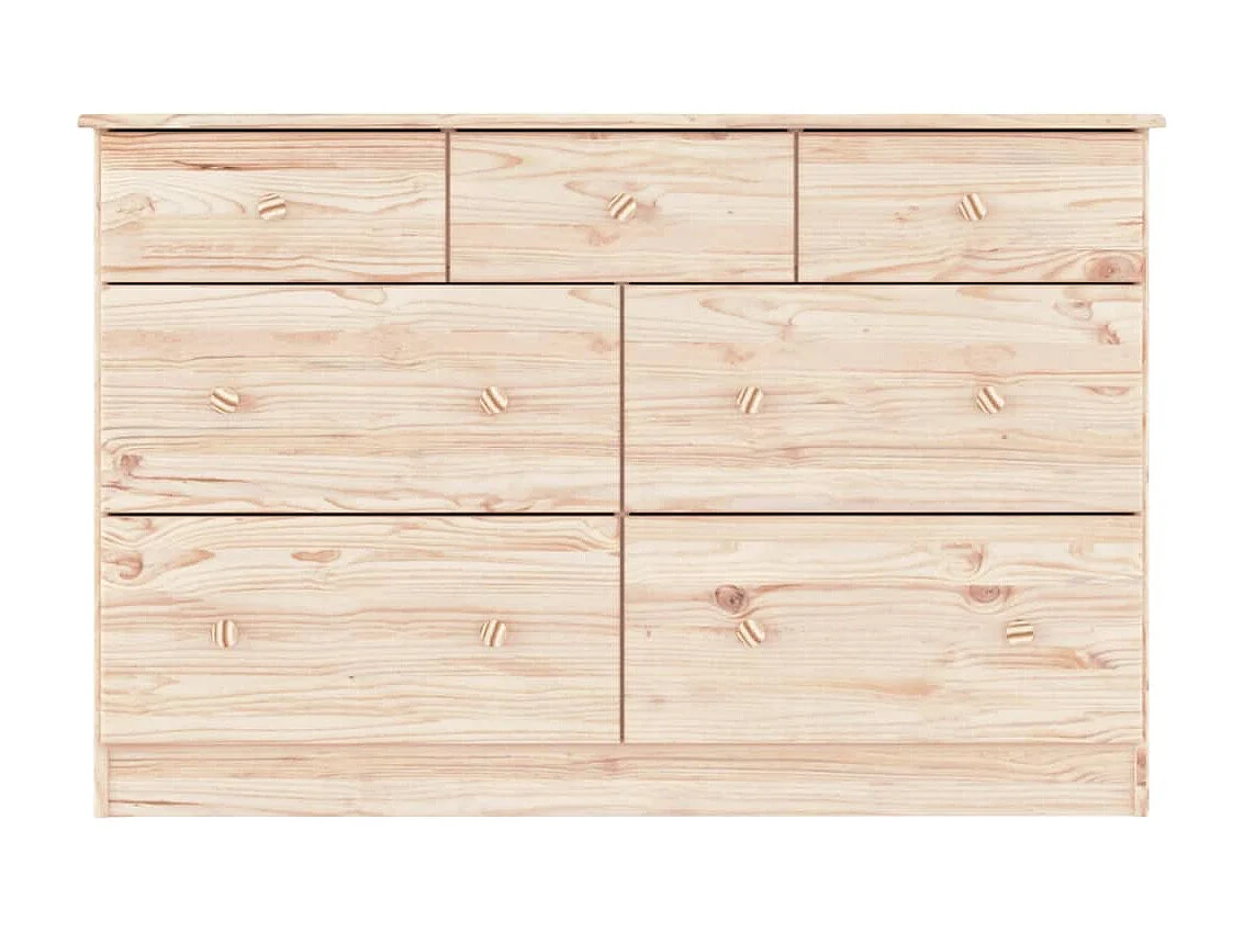 Ladekast ALTA 112x35x73 cm massief grenenhout