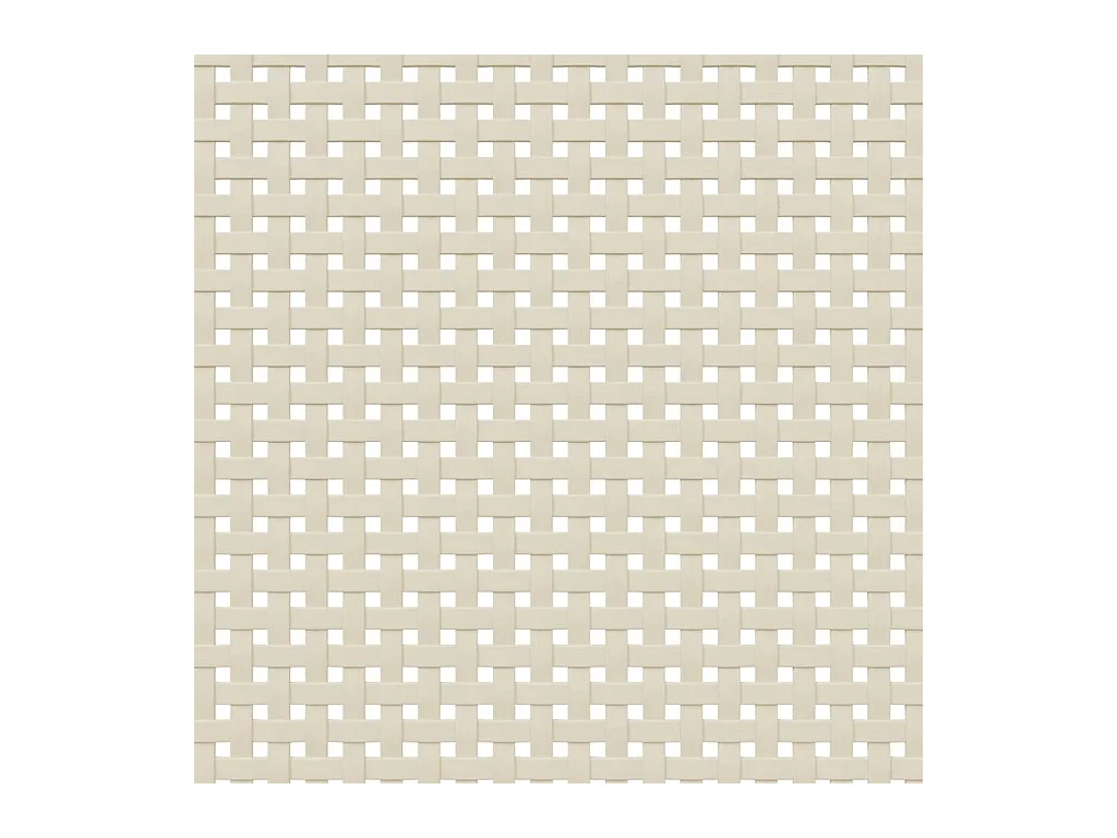 Commode SENJA aspect de rotin blanc bois de pin solide