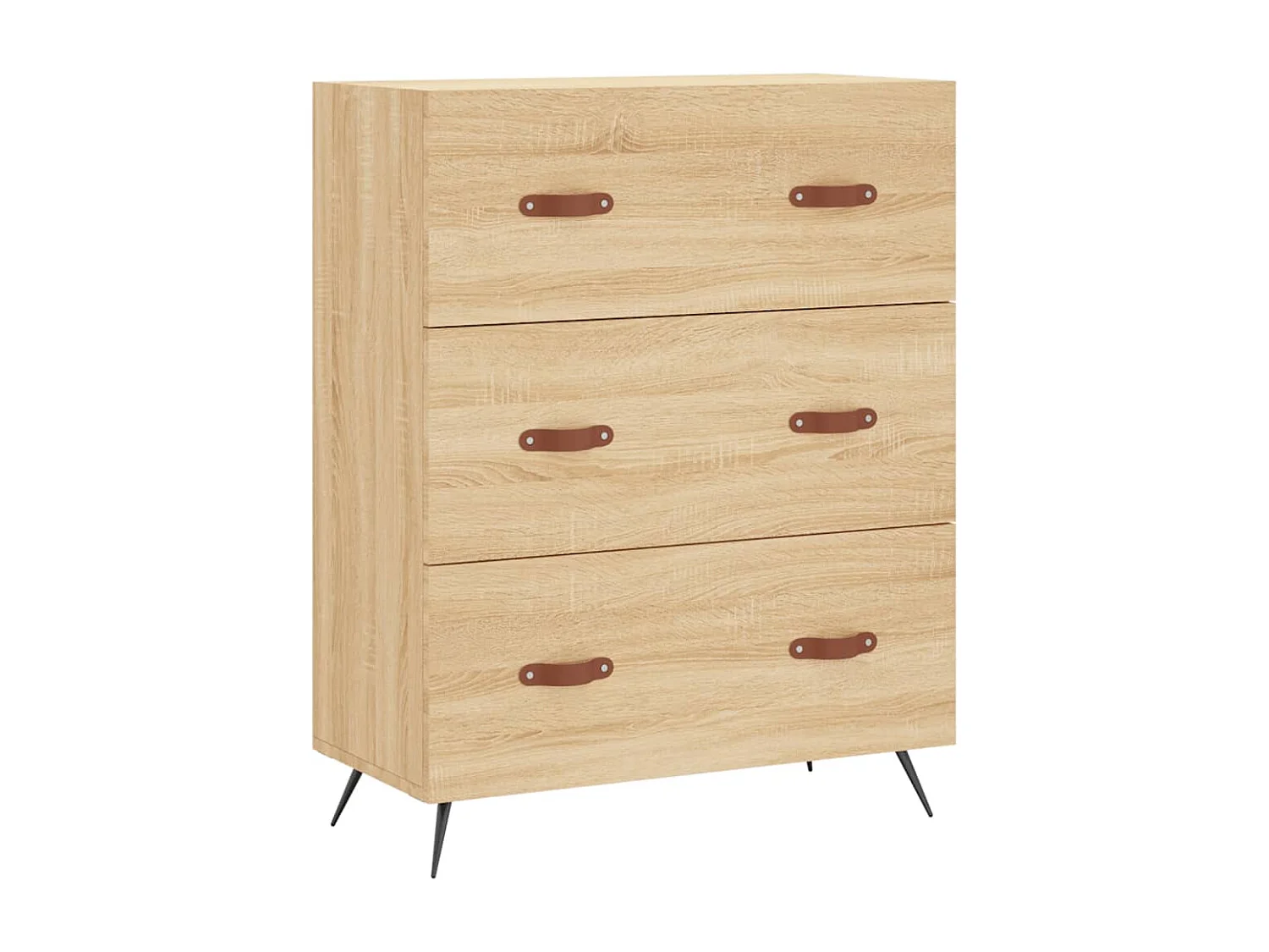 Commode chêne sonoma 69,5 x 34x90 bois d'ingénierie