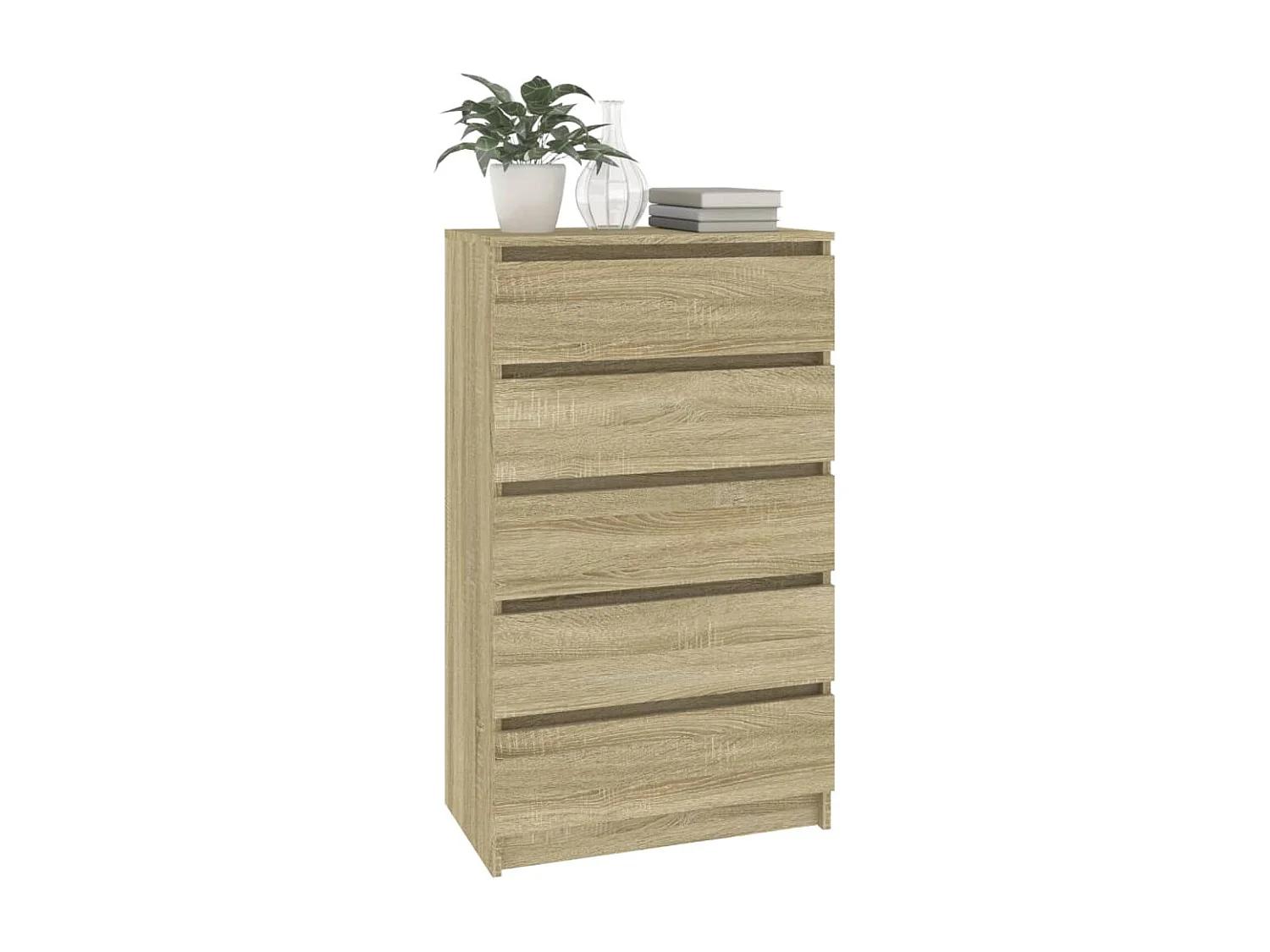 Commode Chêne sonoma 60x36x103 Bois d'ingénierie