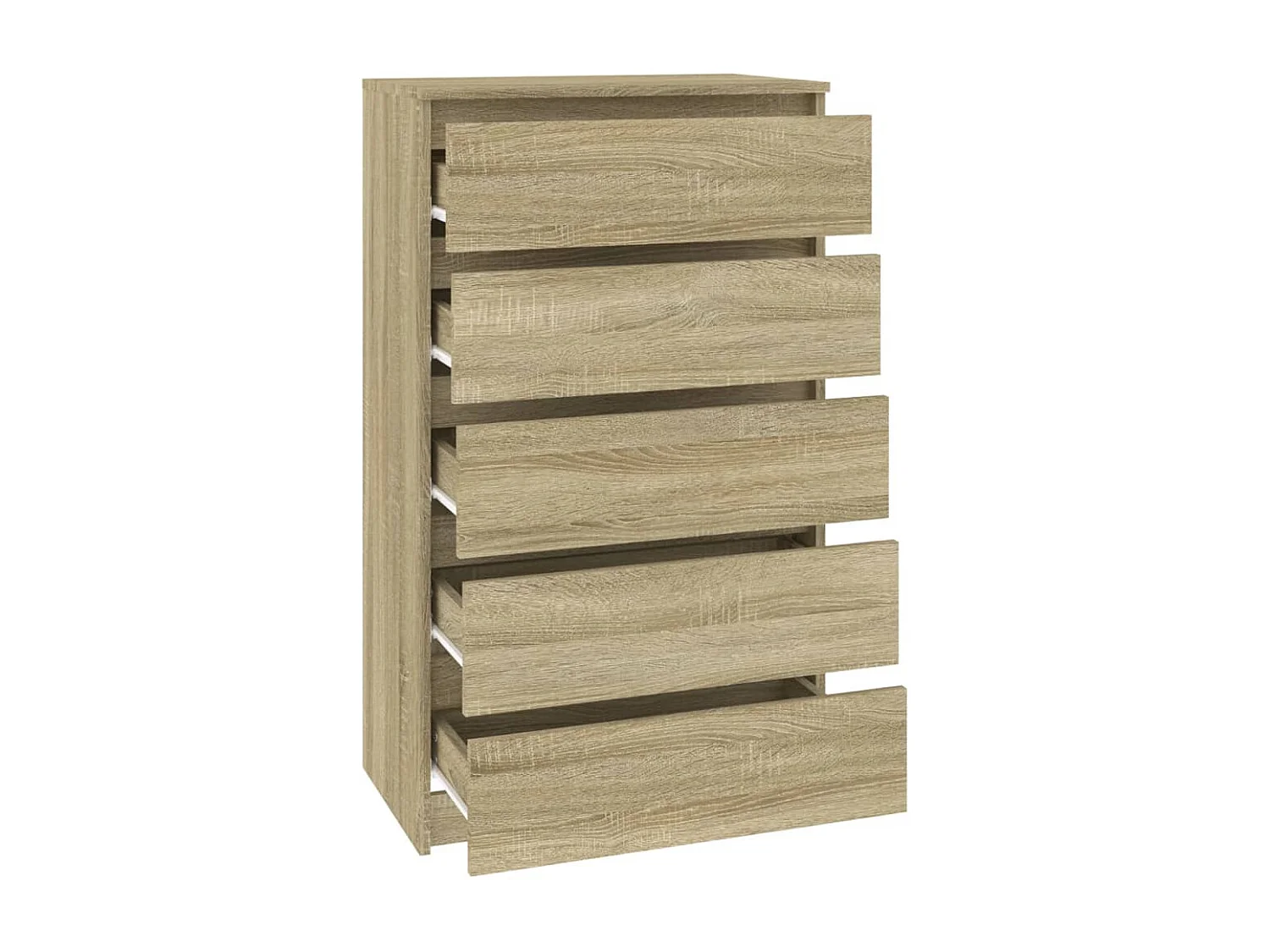 Commode Chêne sonoma 60x36x103 Bois d'ingénierie