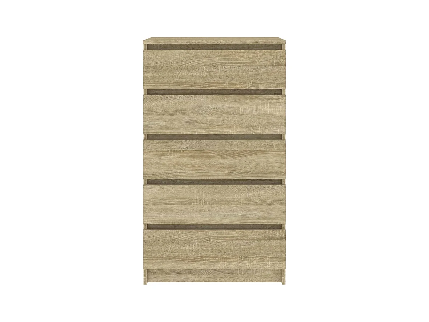 Ladekast 60x36x103 cm bewerkt hout sonoma eikenkleurig