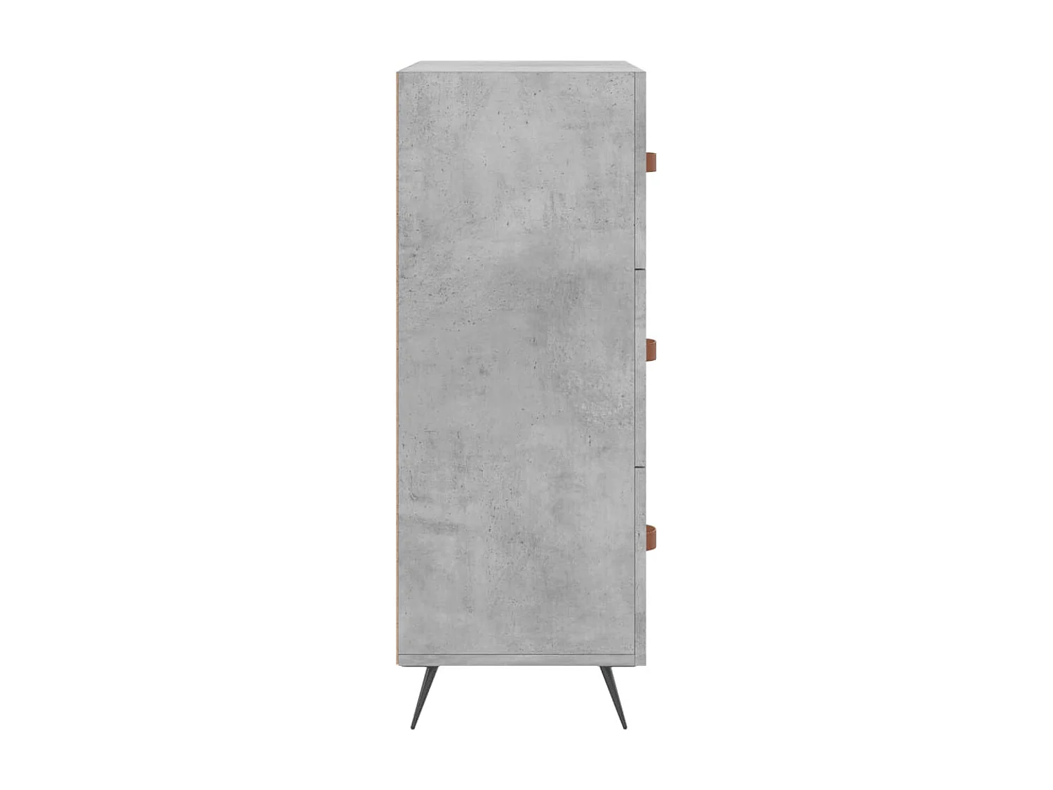 Commode gris béton 69,5 x 34x90 bois d'ingénierie