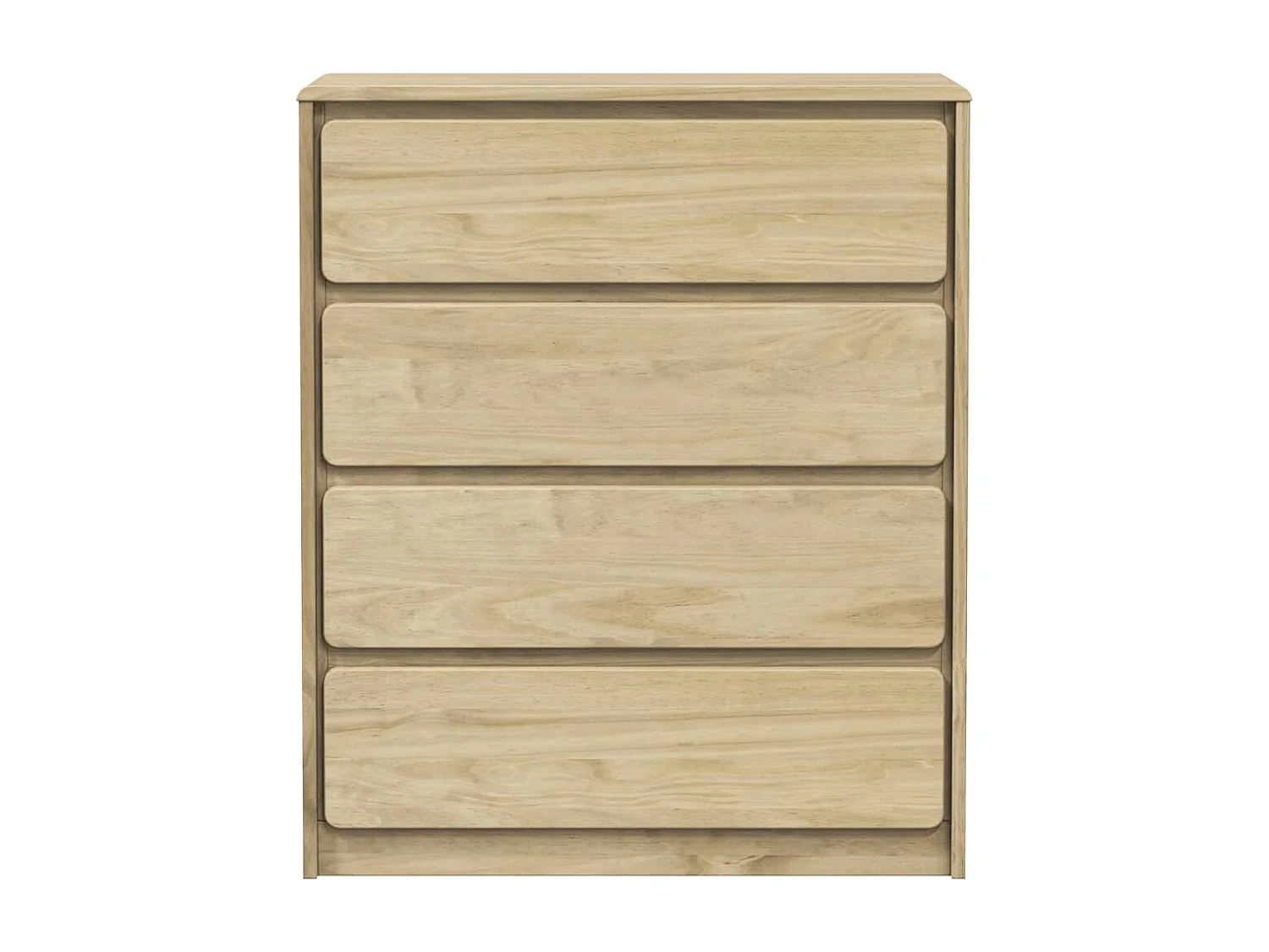 Commode SAUDA chêne 76,5x39x91 bois de pin massif