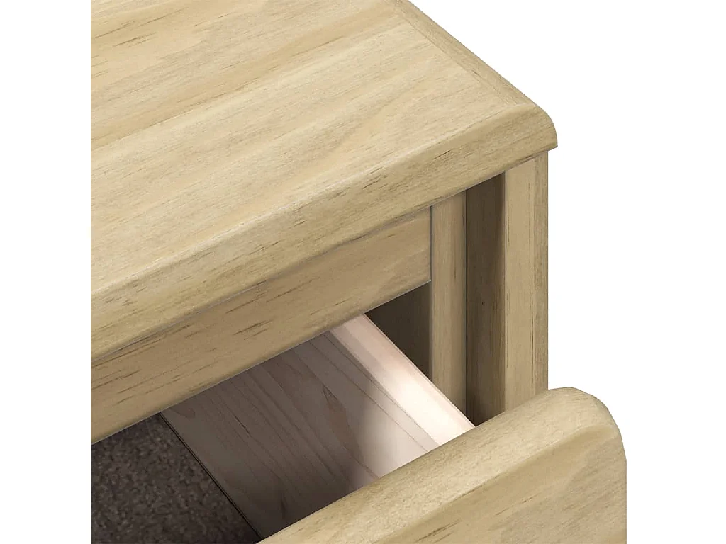 Commode SAUDA chêne 76,5x39x91 bois de pin massif