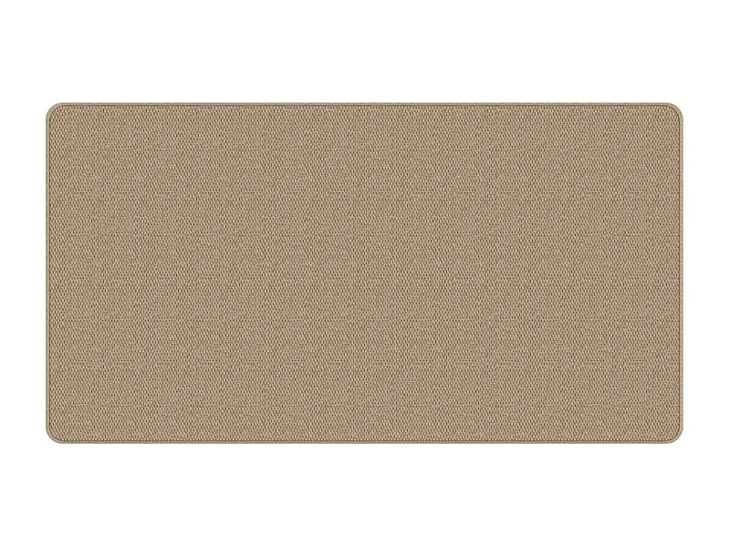 Tapis de couloir aspect sisal sable 80x150
