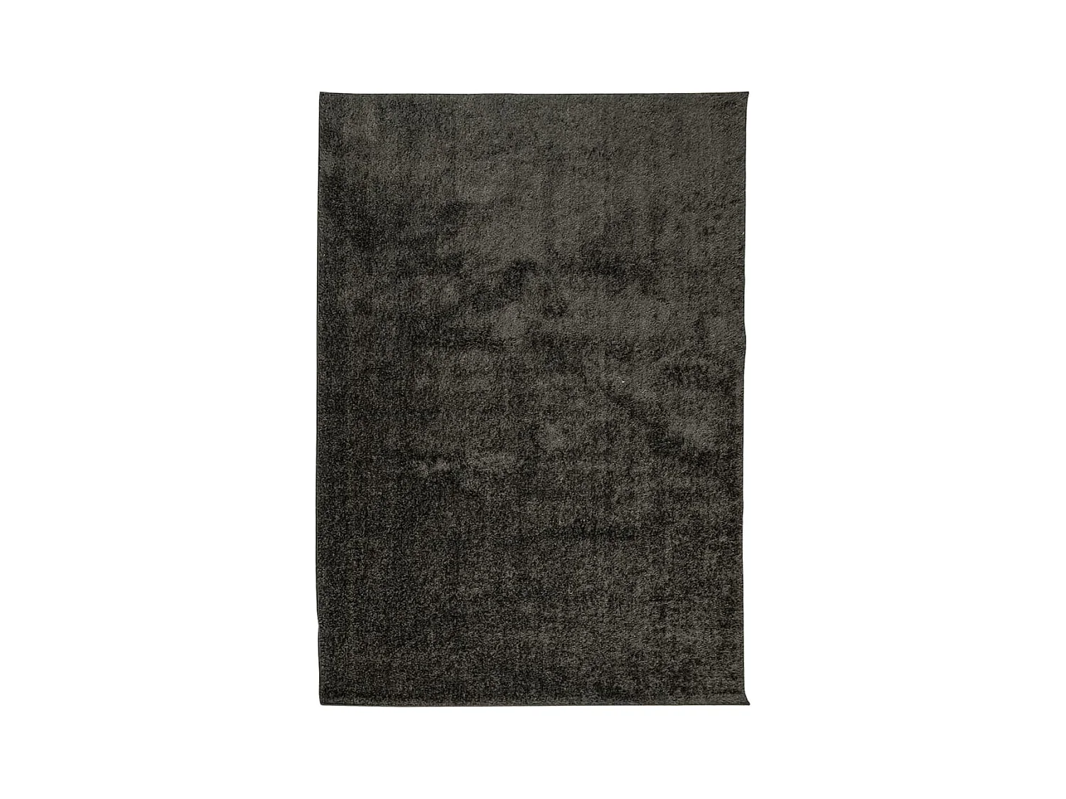 Tapis ISTAN à poils longs aspect brillant anthracite 120x170