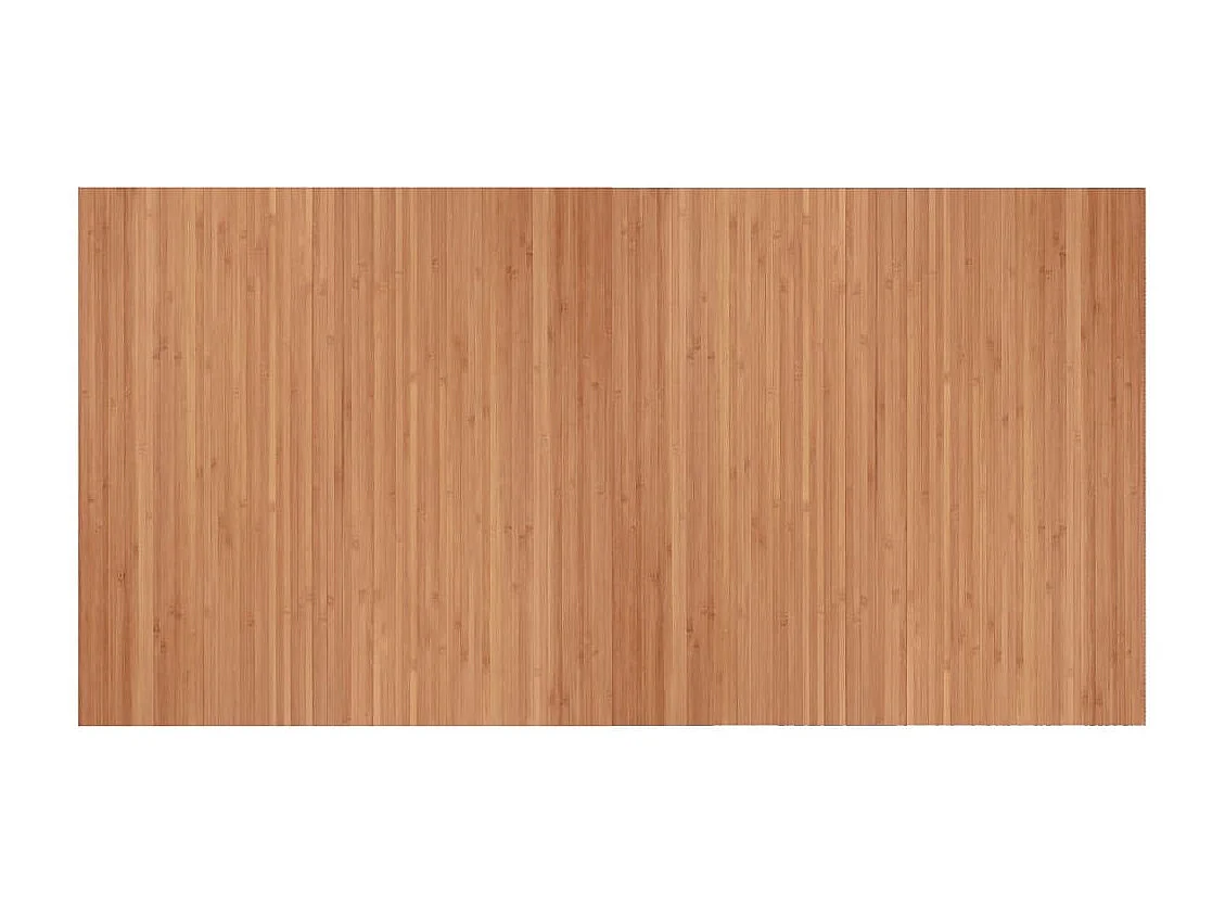 Tapis rectangulaire naturel 100x200 bambou