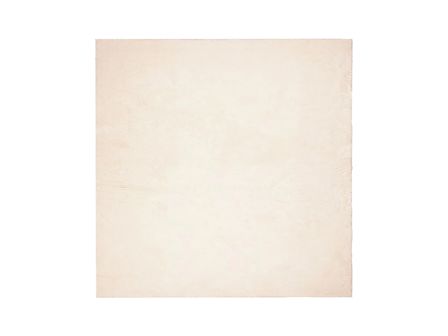 Tapis HUARTE à poils courts doux et lavable beige 160x160
