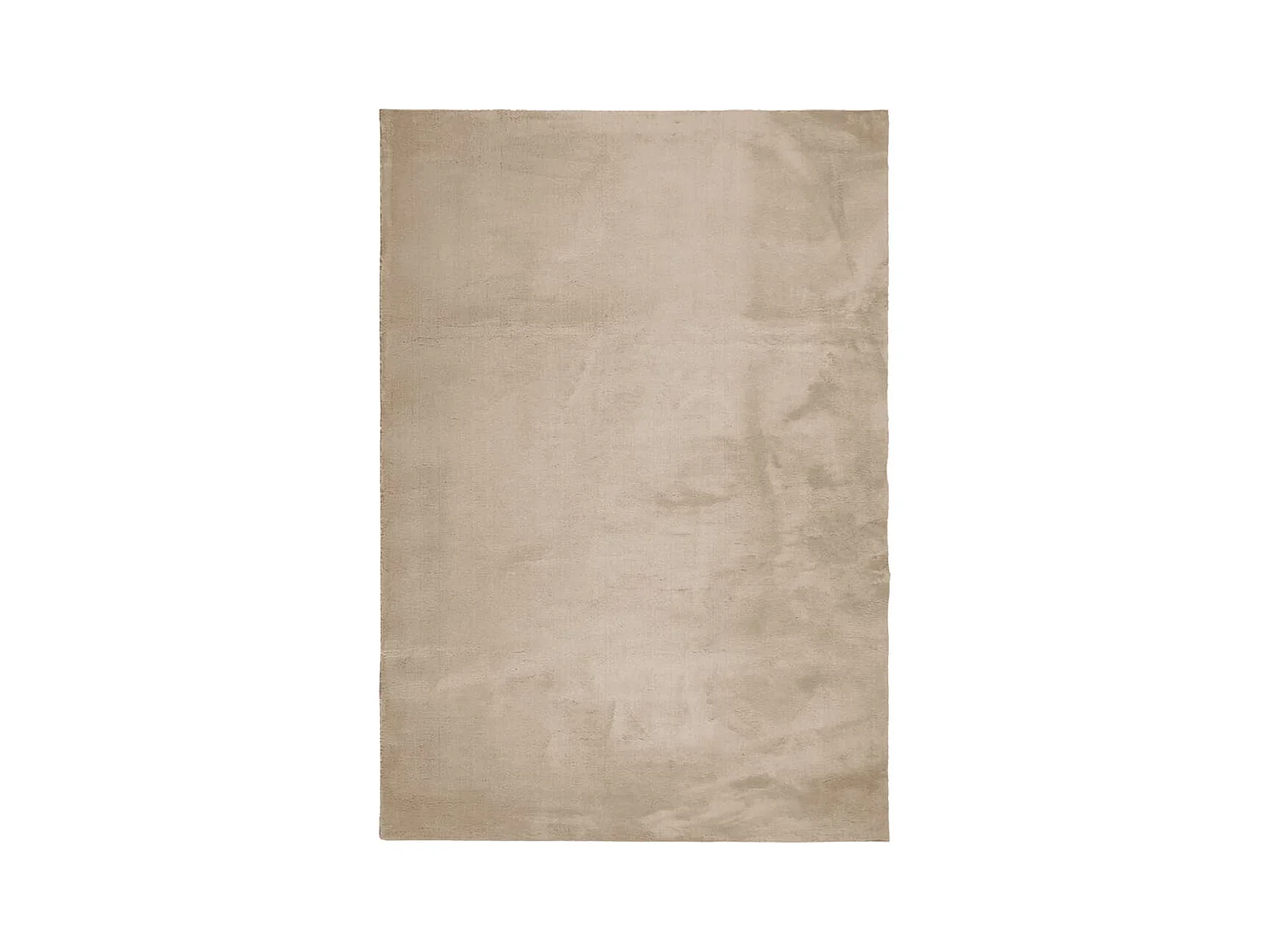 Tapis HUARTE à poils courts doux et lavable sable 120x170