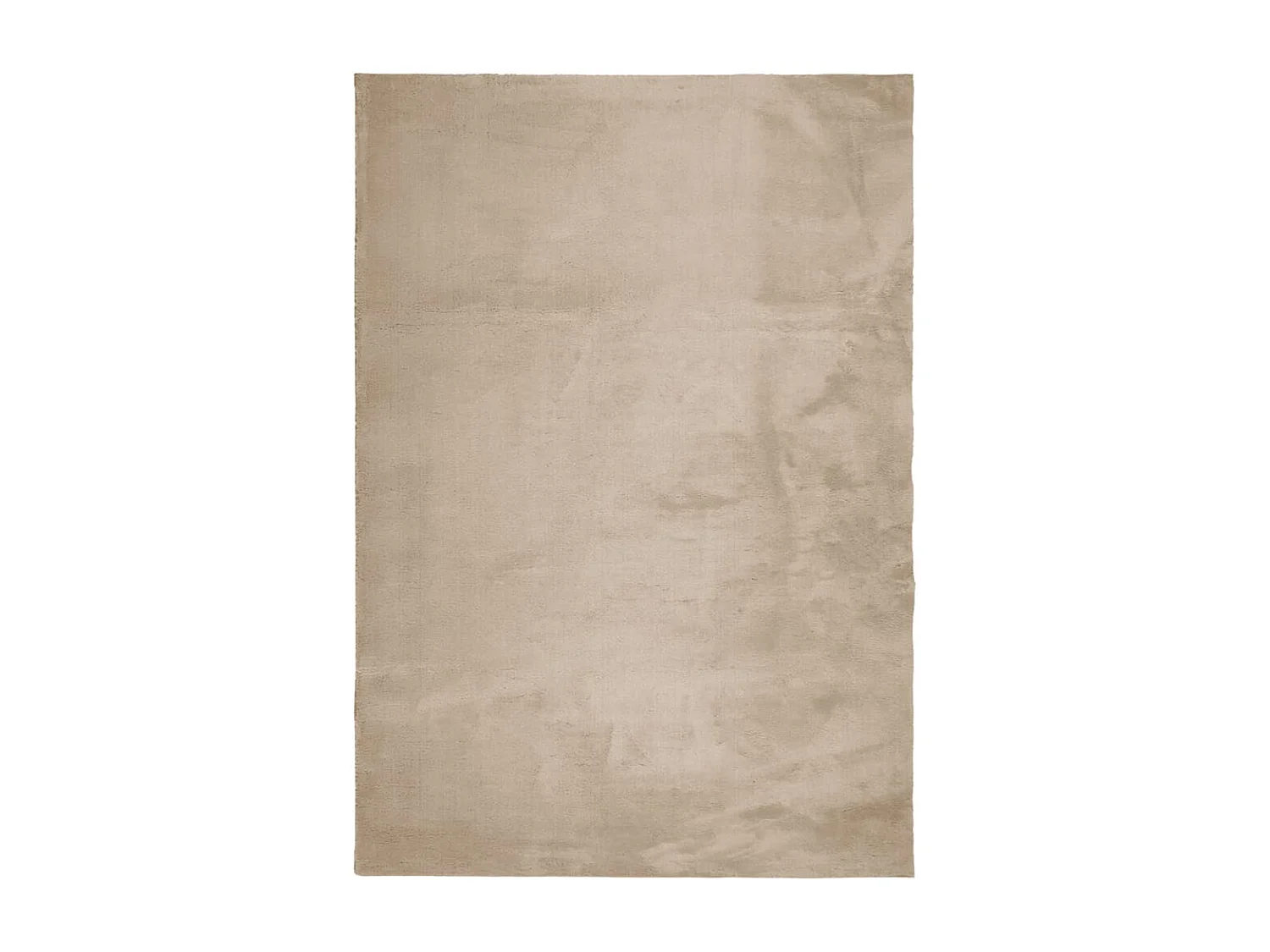 Tapis HUARTE à poils courts doux et lavable sable 120x170