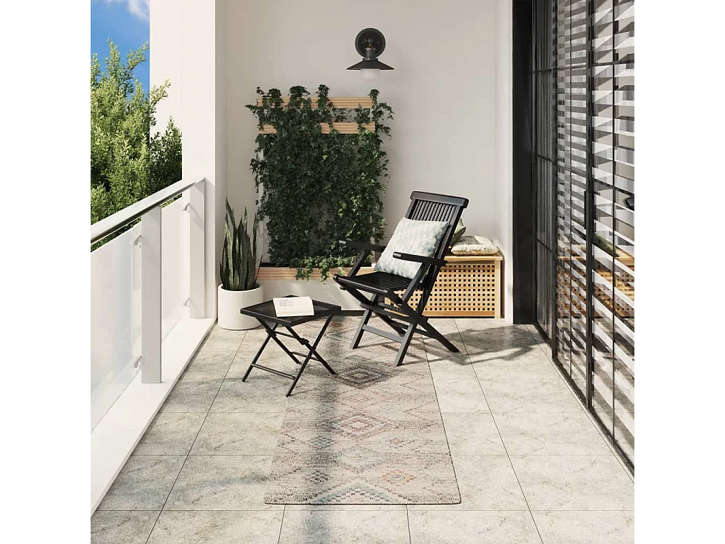 Tapis ARBIZU intérieur extérieur design vintage 80x250