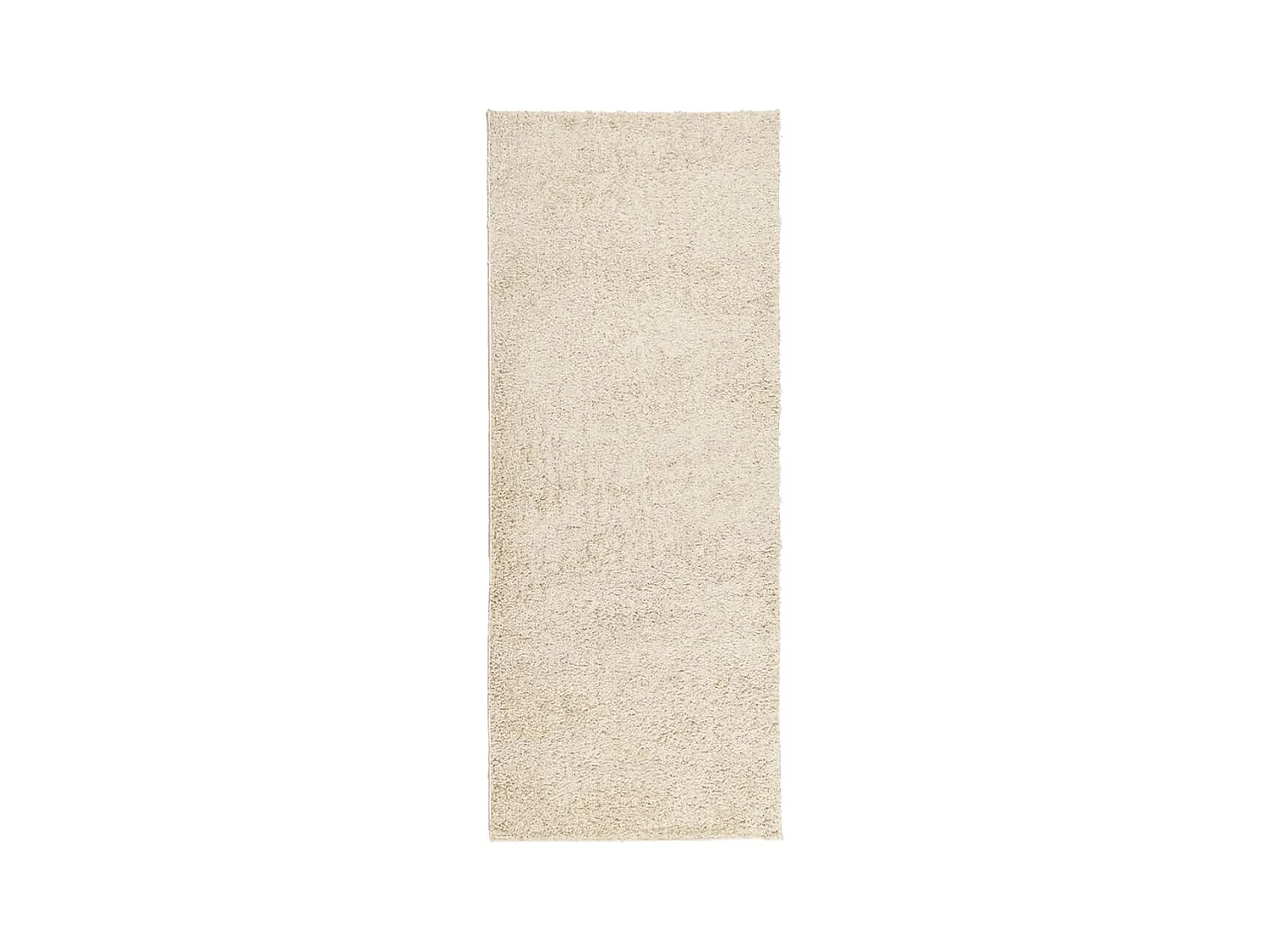 Tapis shaggy à poils longs moderne doré 80x200