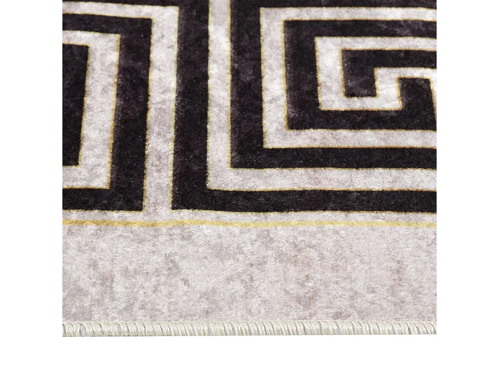 Tapis lavable antidérapant 190x300 Beige clair