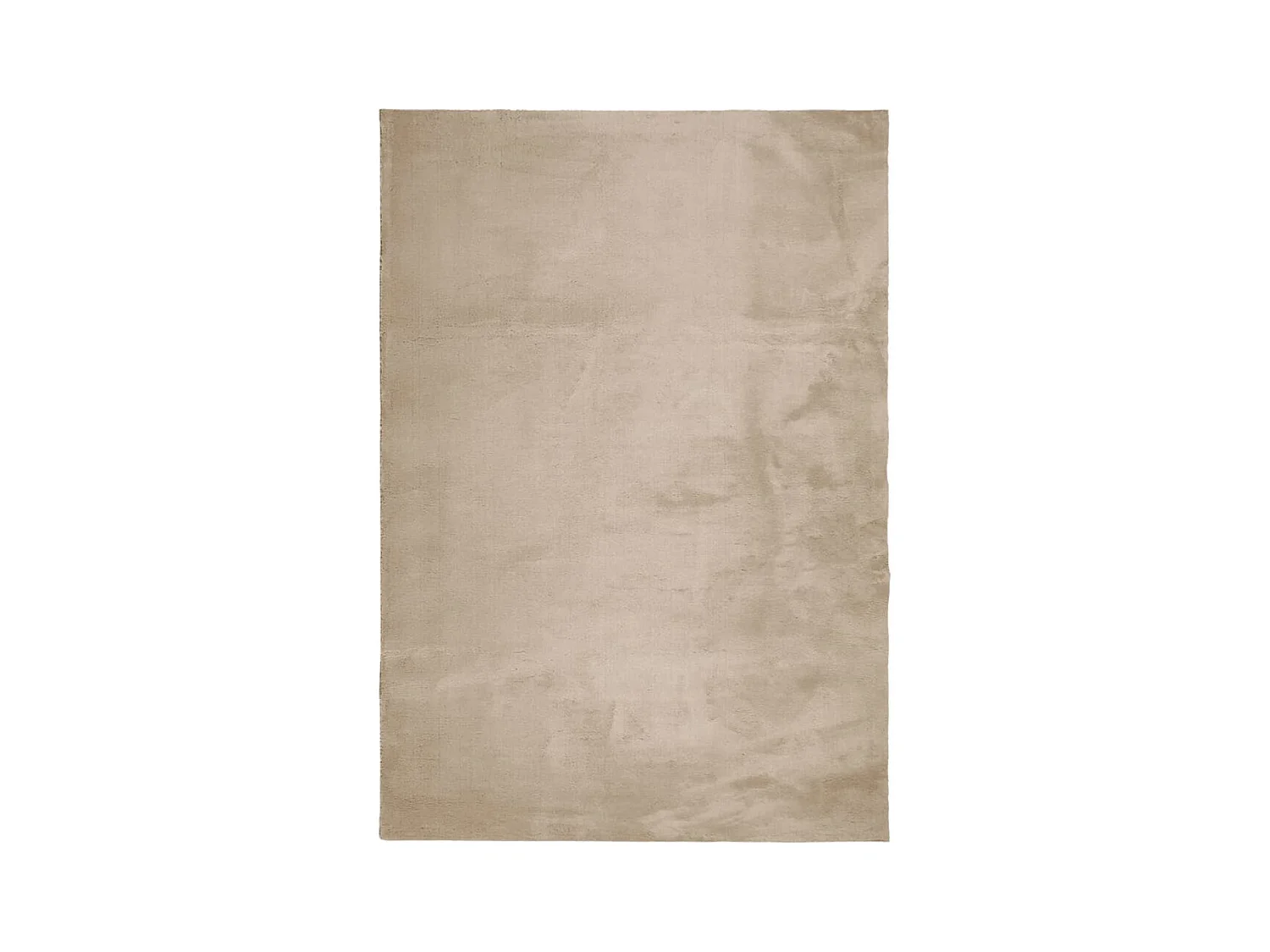 Tapis HUARTE à poils courts doux et lavable sable 160x230