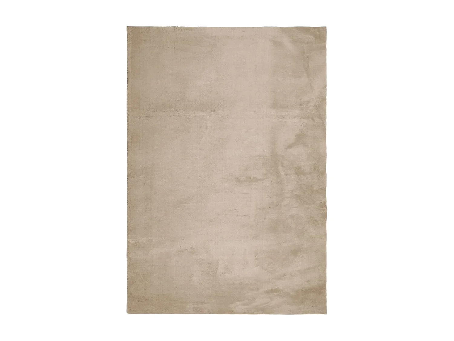 Tapis HUARTE à poils courts doux et lavable sable 160x230