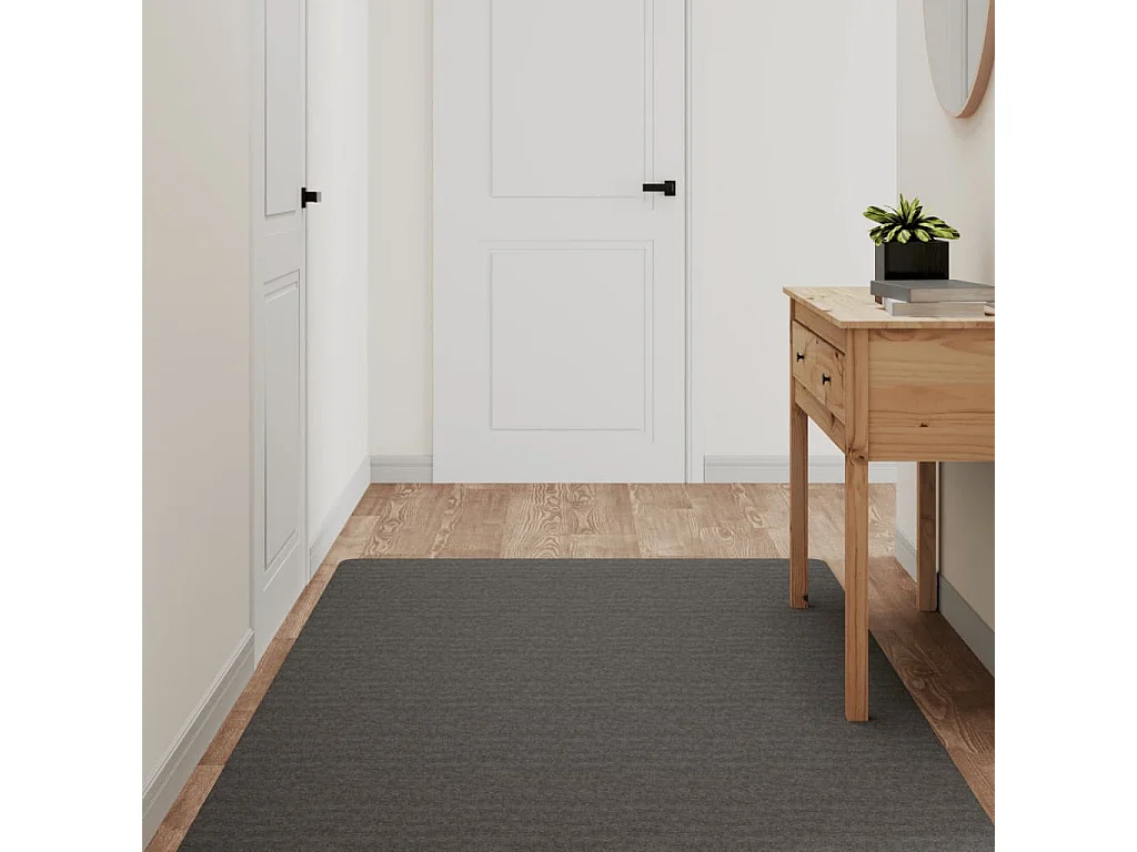 Tapis de couloir anthracite 100x180
