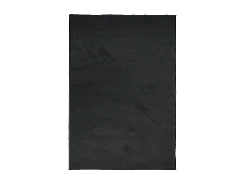 Tapis OVIEDO à poils courts noir 160x230