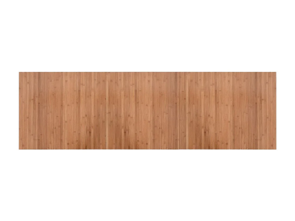 Tapis rectangulaire naturel 60x200 bambou