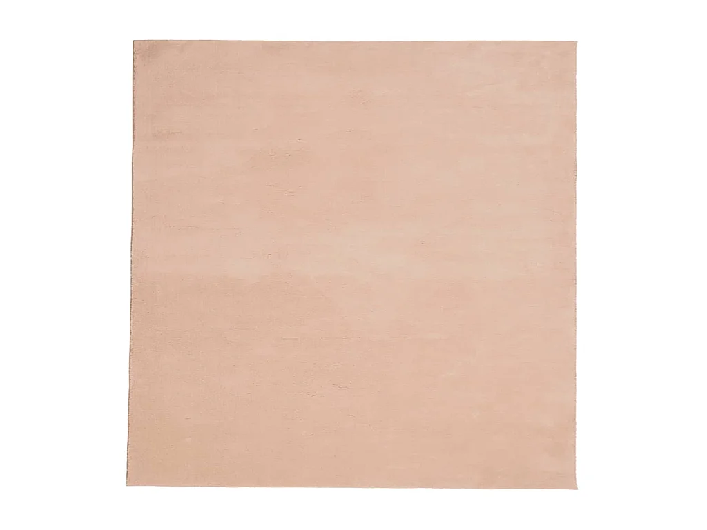 Tapis HUARTE à poils courts doux lavable rouge clair 160x160