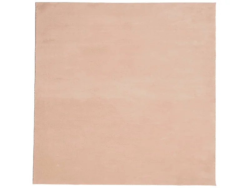 Tapis HUARTE à poils courts doux lavable rouge clair 160x160