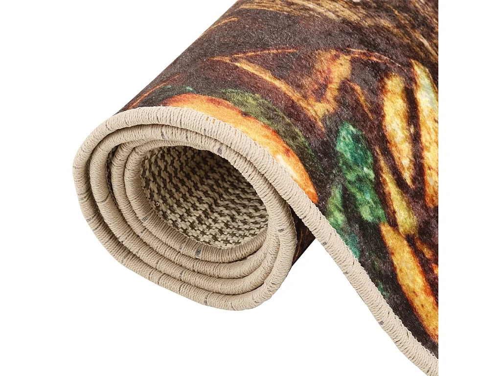 Tapis de cuisine multicolore 60x180 lavable antidérapant