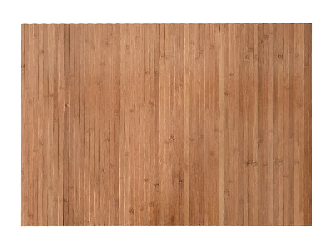 Tapis rectangulaire naturel 70x100 bambou