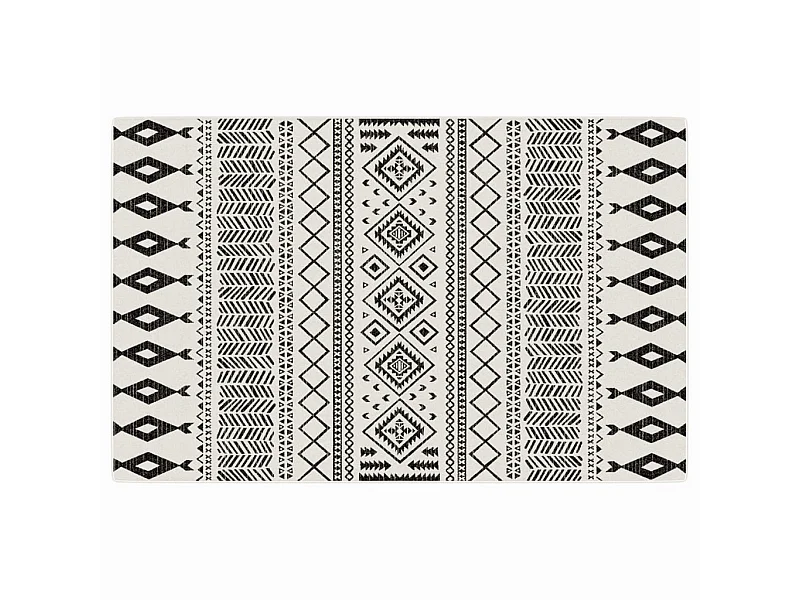 Tapis intérieur extérieur à poils courts 190x300 antidérapant