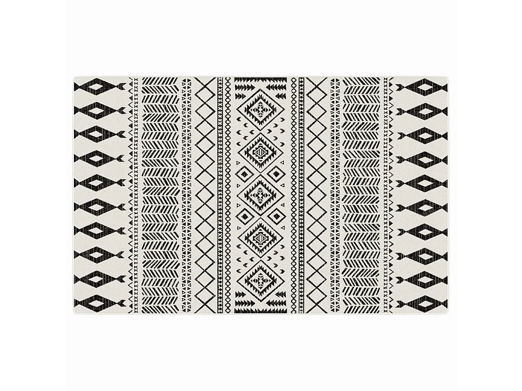 Tapis intérieur extérieur à poils courts 190x300 antidérapant