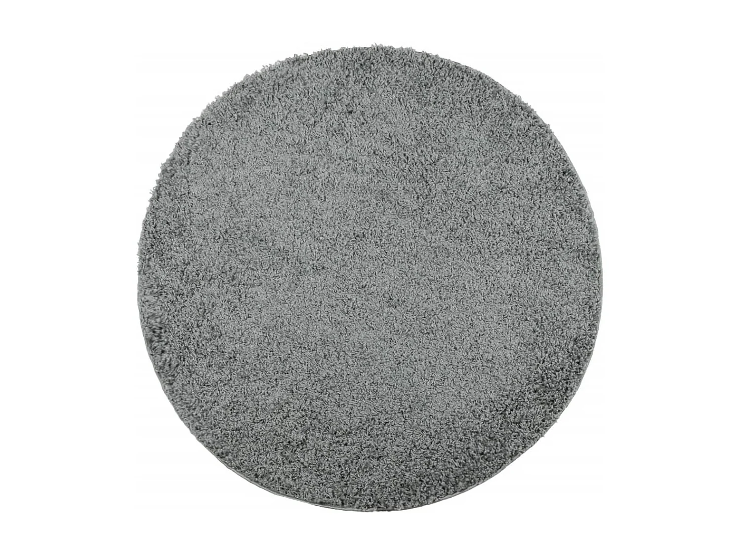 Tapis shaggy à poils longs moderne vert Ø 200cm