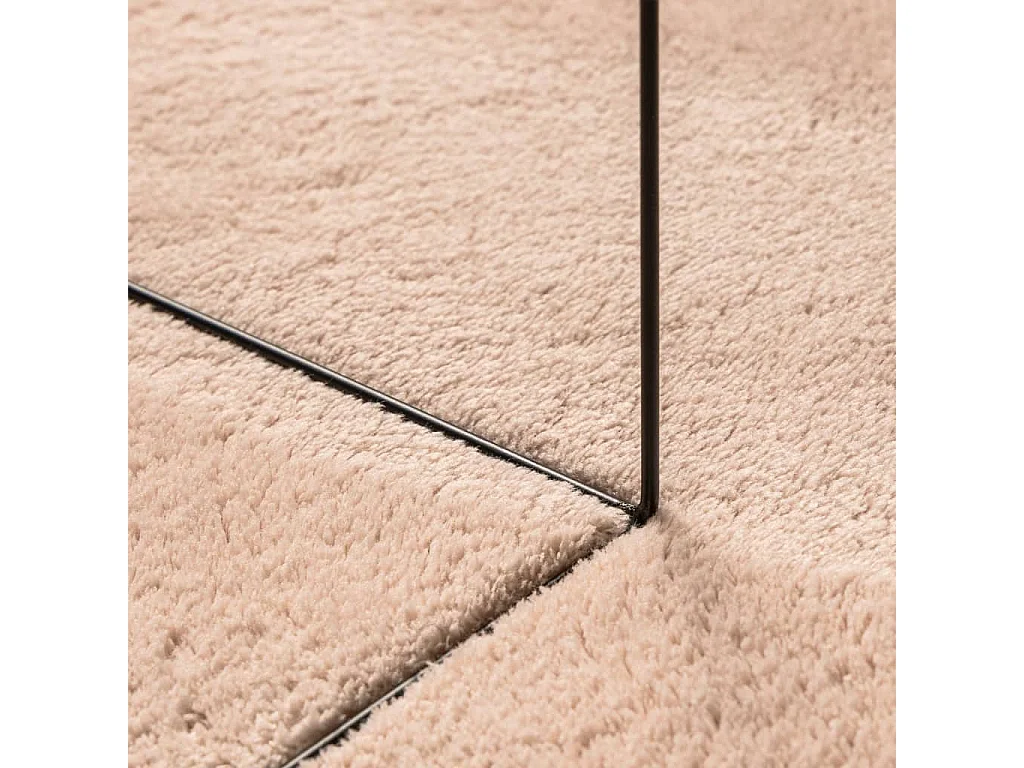 Tapis HUARTE à poils courts doux lavable rouge clair 160x230