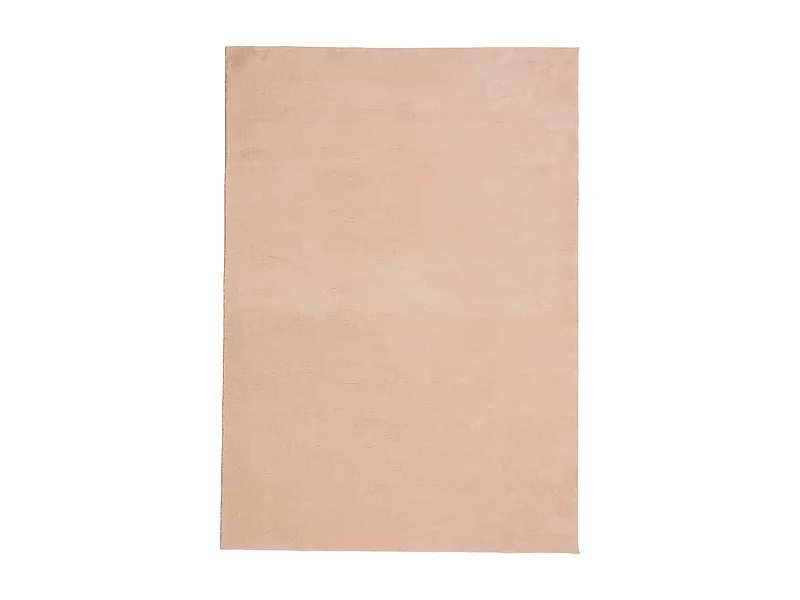 Tapis HUARTE à poils courts doux lavable rouge clair 160x230