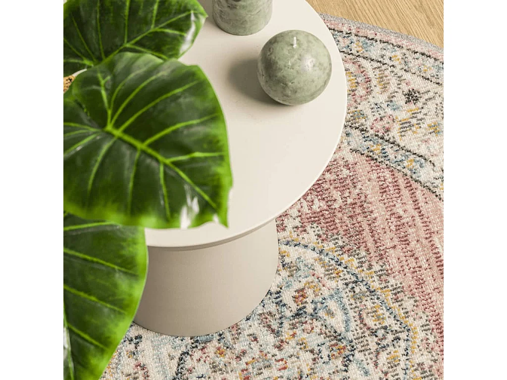 Tapis ARBIZU intérieur extérieur design vintage Ø 120cm