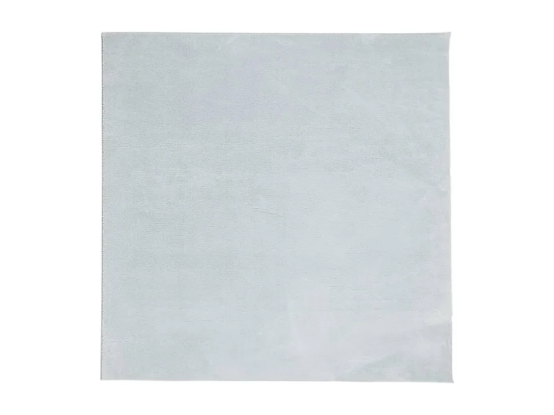 Tapis HUARTE à poils courts doux et lavable bleu 160x160