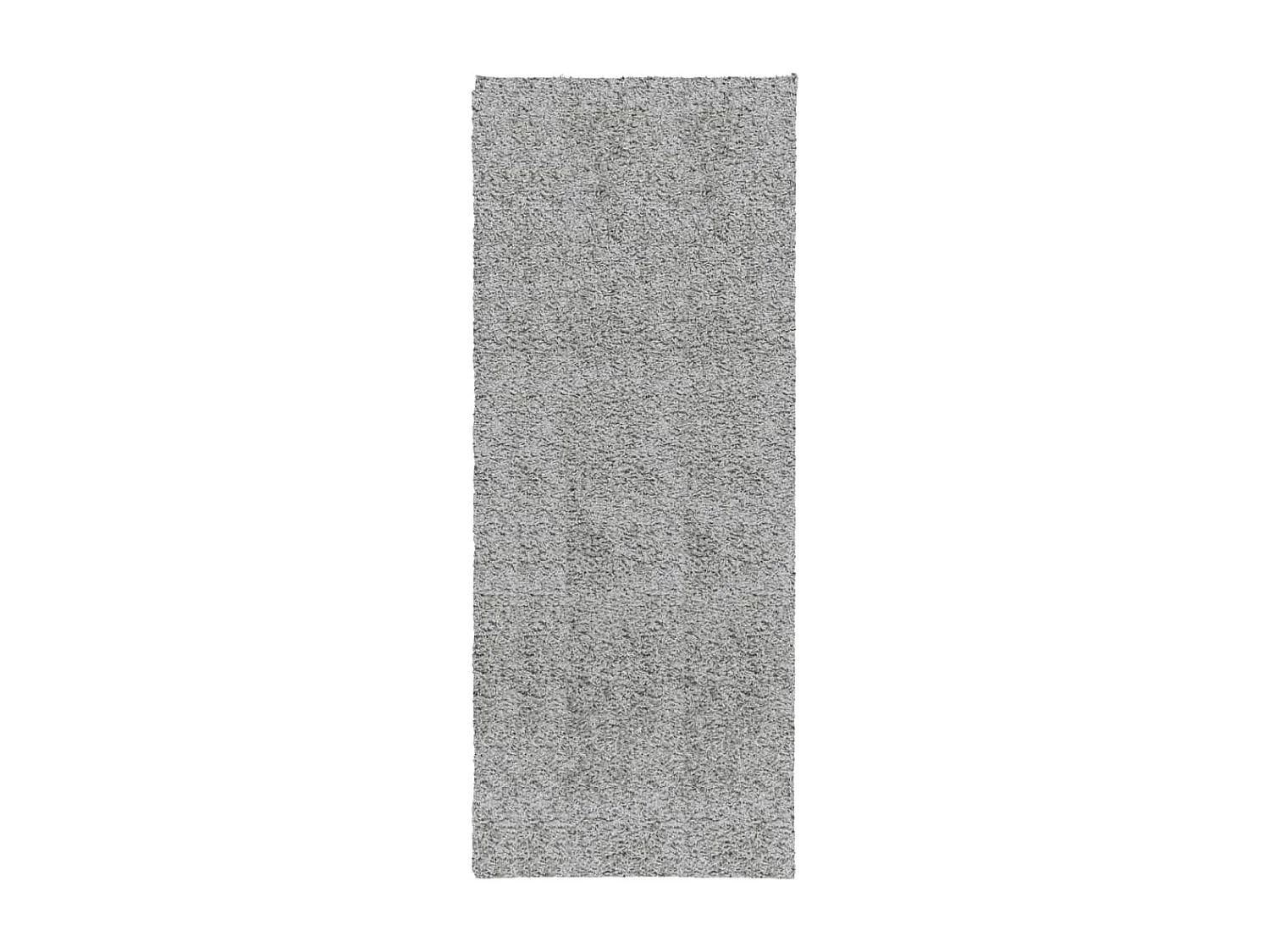 Tapis shaggy à poils longs moderne gris 80x200