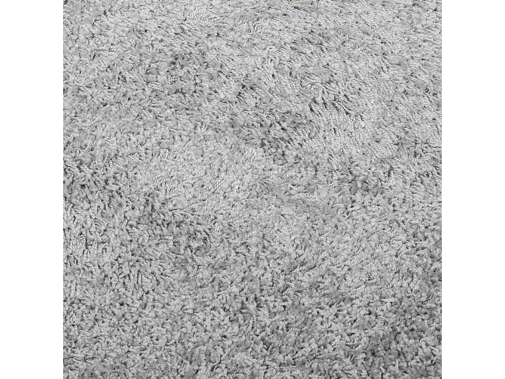 Tapis shaggy à poils longs moderne gris 80x200
