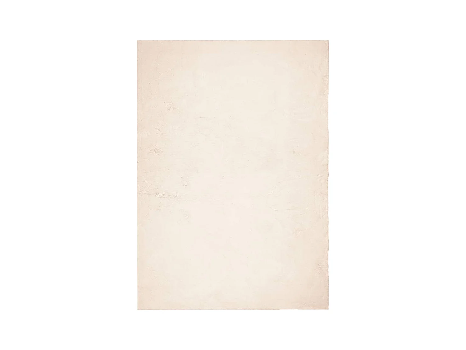Tapis HUARTE à poils courts doux et lavable beige 140x200