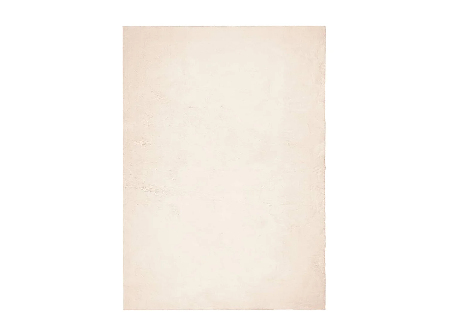 Tapis HUARTE à poils courts doux et lavable beige 140x200